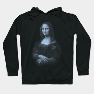 Mona Lisa in Blue Hoodie